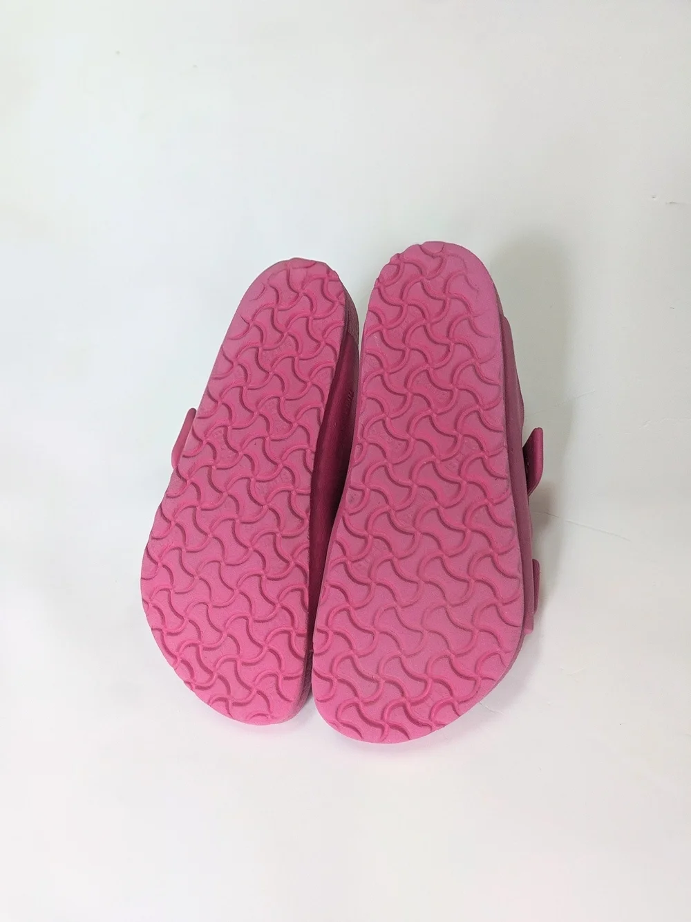 Birkenstock Arizona EVA Girls Bright Pink Sz US 11.5/EU 29 Two Strap Slides